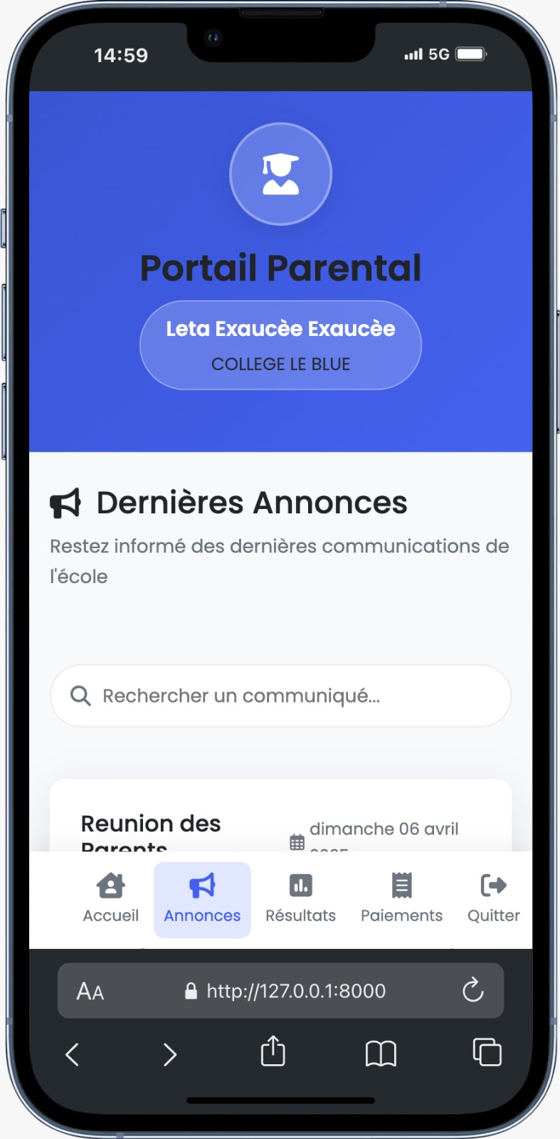 Application mobile